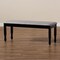 Baxton Studio Corey Grey Upholstered and Dark Brown Finished Wood Dining Bench 171-10921 - alternate 7